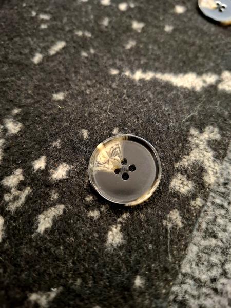 CAPPOTTINO DESIGUAL NERO POLSINI PELO TG 38 (veste 42)
