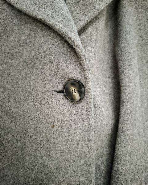 CAPPOTTO LANA E CASHMERE GRIGIO TG 50