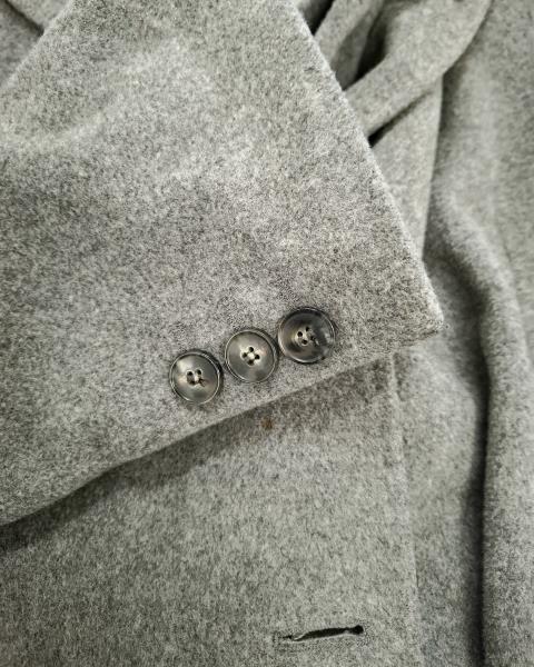 CAPPOTTO LANA E CASHMERE GRIGIO TG 50