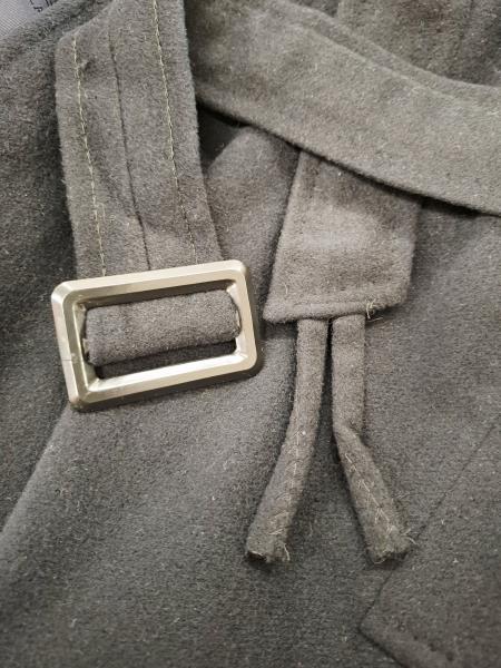 CAPPOTTO LANVIN BLU CHASMERE TG L (CON CINTURA)