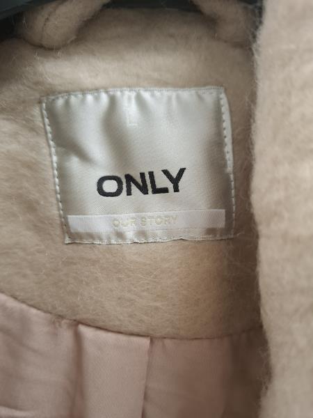CAPPOTTO ONLY PELO RASO BEIGE TG L