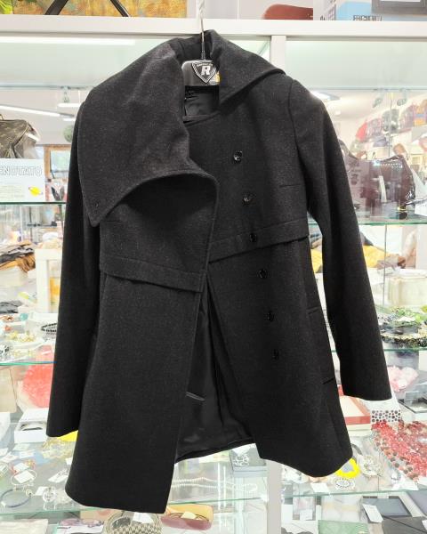 CAPPOTTO PATRIZIA PEPE GRIGIO TG 44 COLLO LARGO
