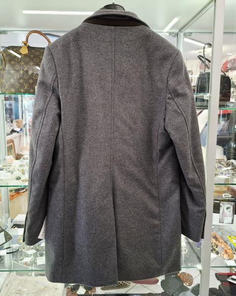 CAPPOTTO UOMO CAPANI GRIGIO IMBOTTITURA INTERNA TG 50