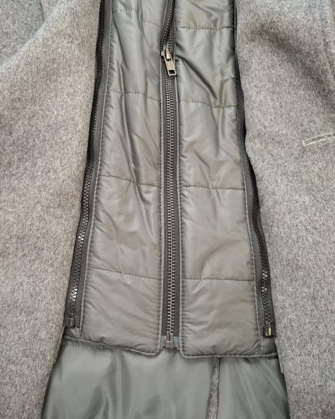 CAPPOTTO UOMO CAPANI GRIGIO IMBOTTITURA INTERNA TG 50