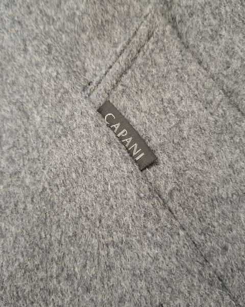 CAPPOTTO UOMO CAPANI GRIGIO IMBOTTITURA INTERNA TG 50