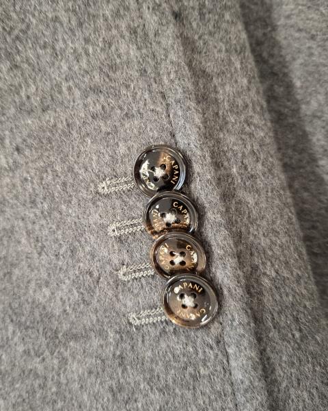 CAPPOTTO UOMO CAPANI GRIGIO IMBOTTITURA INTERNA TG 50
