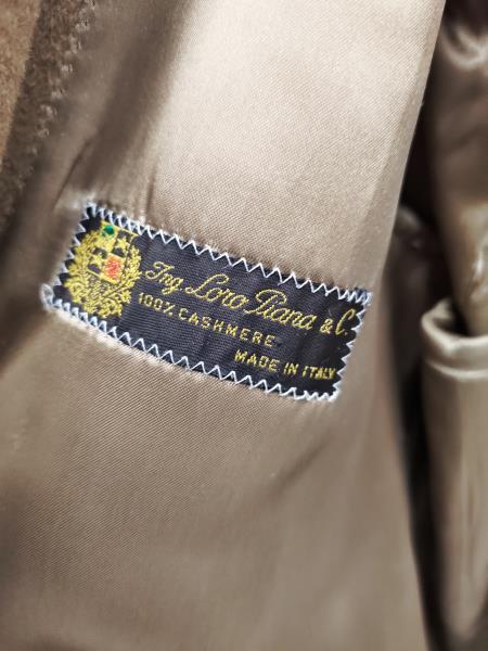 CAPPOTTO UOMO LORO PIANA COLOR CAMMELLO TG 56 CASHMERE