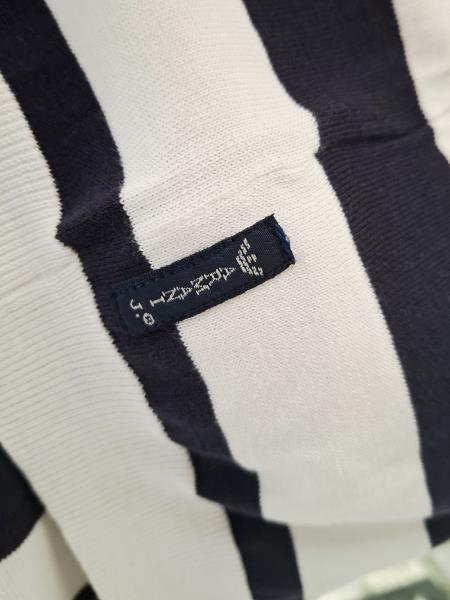 CARDIGAN ARMANI JEANS RIGHE BIANCO BLU TG S/M