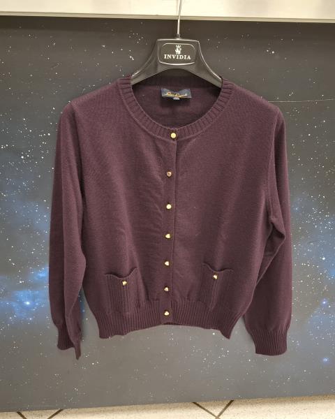 CARDIGAN LUISA SPAGNOLI VIOLA TG M