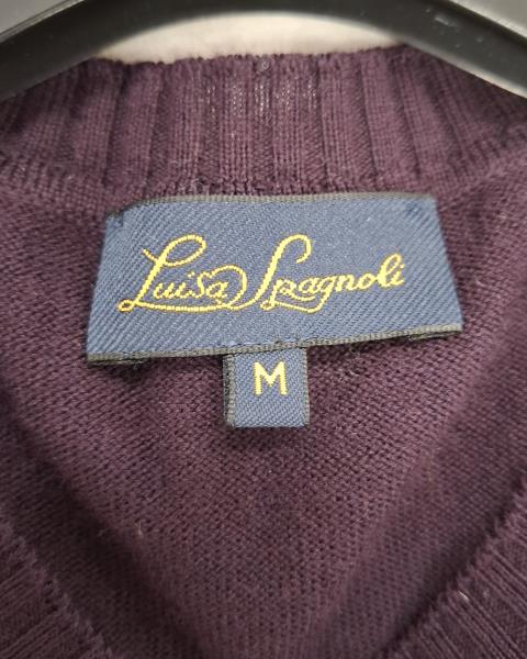 CARDIGAN LUISA SPAGNOLI VIOLA TG M