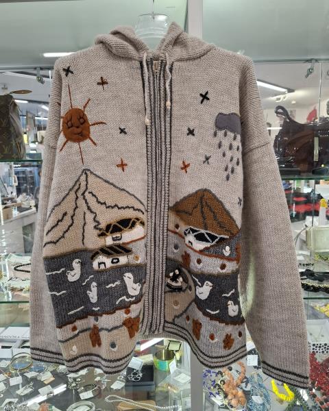 CARDIGAN PERU ALPACA ANIMALI FATTORIA