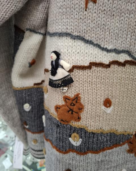 CARDIGAN PERU ALPACA ANIMALI FATTORIA