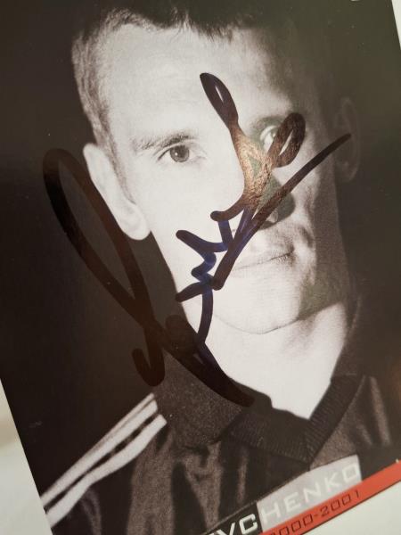 CARTOLINA AUTOGRAFATA SHEVCHENKO