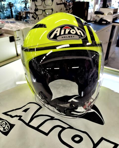 CASCO AIROH GIALLO CITY ONE TG M