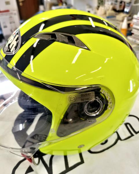 CASCO AIROH GIALLO CITY ONE TG M