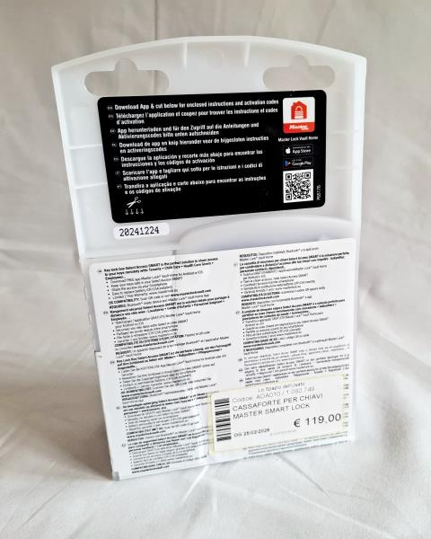 CASSAFORTE PER CHIAVI MASTER SMART LOCK