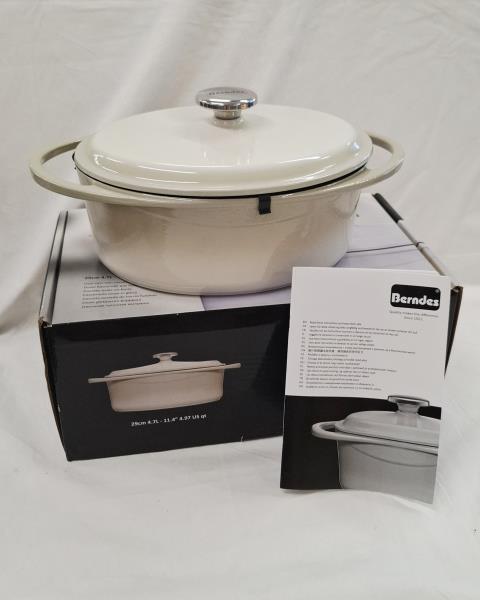 CASSERUOLA OVALE IN GHISA BERNDES 29 cm NUOVA!