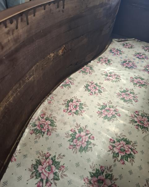 CASSETTONE 2 CASSETTI BOMBATO STILE LUIGI XV