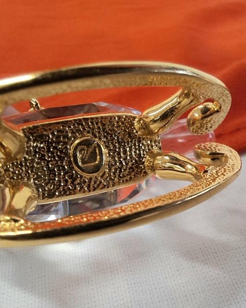 CAVALLINO DONDOLO DORATO SWAROVSKI