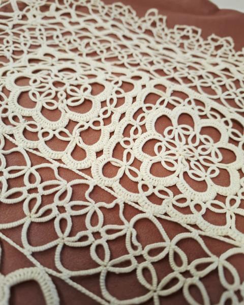 CENTRO RETTANGOLARE BEIGE CHIACCHIERINO