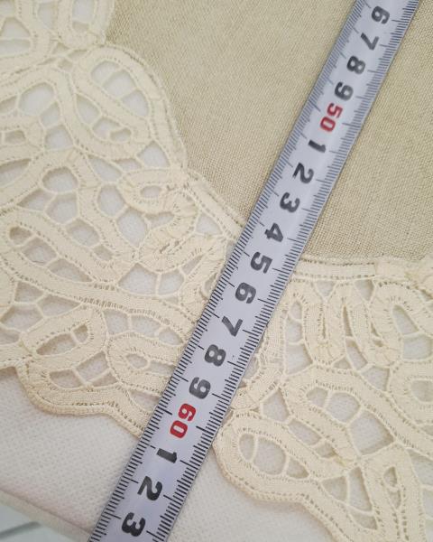 CENTRO  RETTANGOLARE BEIGE PIZZO DI CANTU'