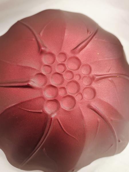 CENTROTAVOLA ARDA VETRO ROSSO COMPONIBILE