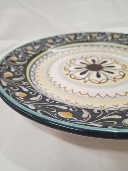 CENTROTAVOLA CERAMICHE CASTELLI DECORO BLU