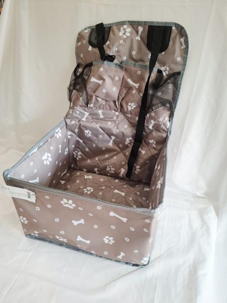 CESTA AUTO X AMICO PELOSO BEIGE GRIGIA