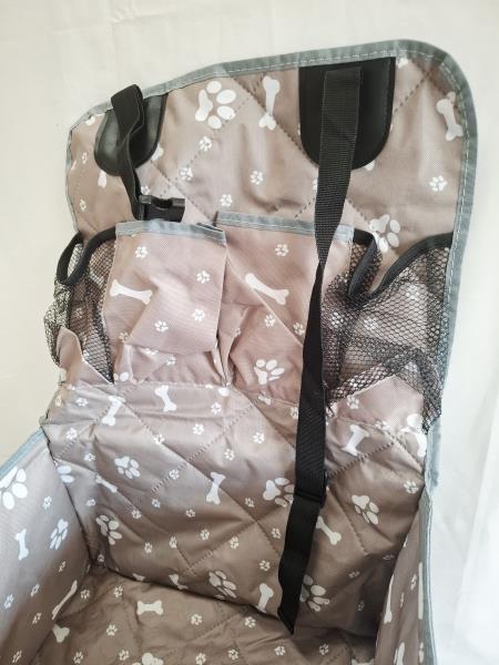 CESTA AUTO X AMICO PELOSO BEIGE GRIGIA