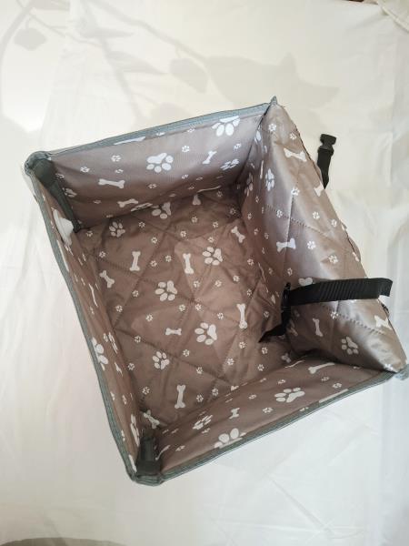 CESTA AUTO X AMICO PELOSO BEIGE GRIGIA