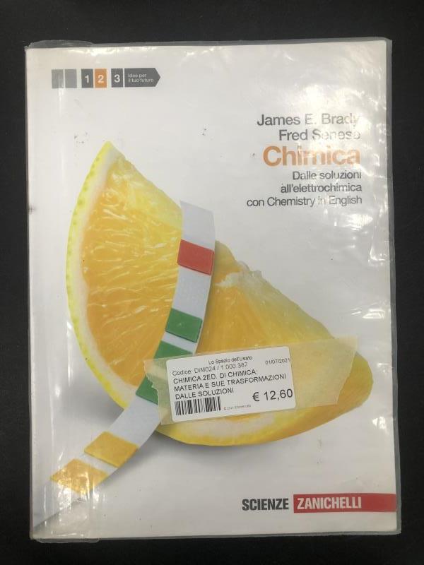 CHIMICA 2ED. DI CHIMICA: MATERIA E SUE TRASFORMAZIONI DALLE SOLUZIONI ALL'ELETTROCHIMICA. CON CHEMI