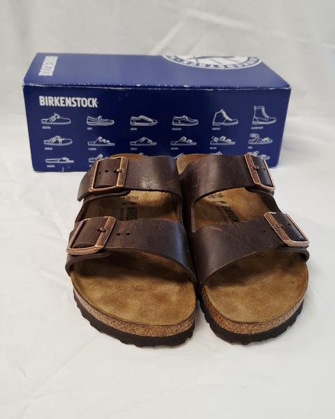 CIABATTA BIRKENSTOCK MARRONE PELLE N 39