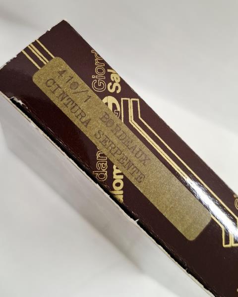 CINTURA PELLE GIORDANO SALOMONE BORDEAUX