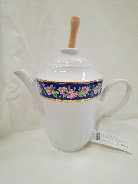 CIOCCOLATIERA LINDT ANCAP + 2 TAZZE CON PIATTINI