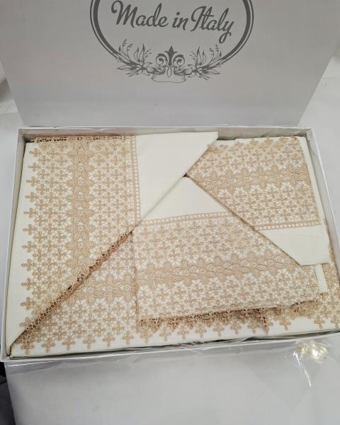 COFANETTO BIANCHERIA MACRAMÈ