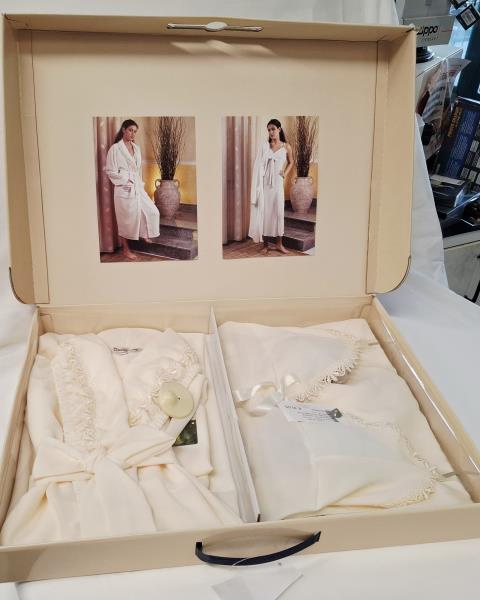 COFANETTO LINGERIE VESTAGLIA+ CAMICIA DA NOTTE  L/XL