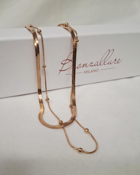 COLLANA BRONZZALLURE DORATA