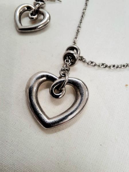 COLLANA CUORE CON ORECCHINI 2 JEWELS