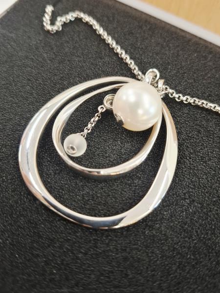 COLLANA FOSSIL CIONDOLO ANELLI PENDENTI PERLINA