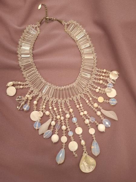 COLLANA OPHELIA ARTIGIANALE PENDENTI