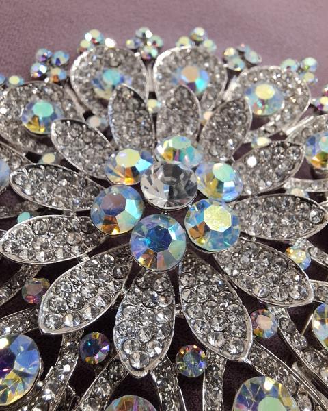 COLLANA OPHELIA ARTIGIANALE CRISTALLI FIORE