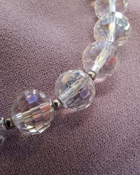 COLLANA OPHELIA ARTIGIANALE CRISTALLI FIORE