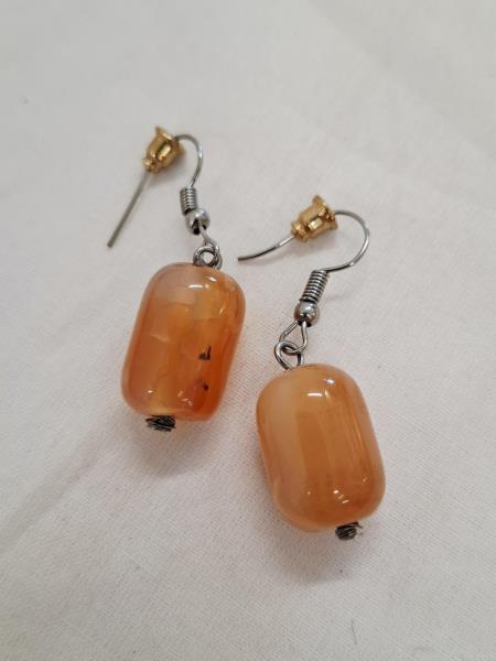 COLLANA + ORECCHINI PIETRA ROSA