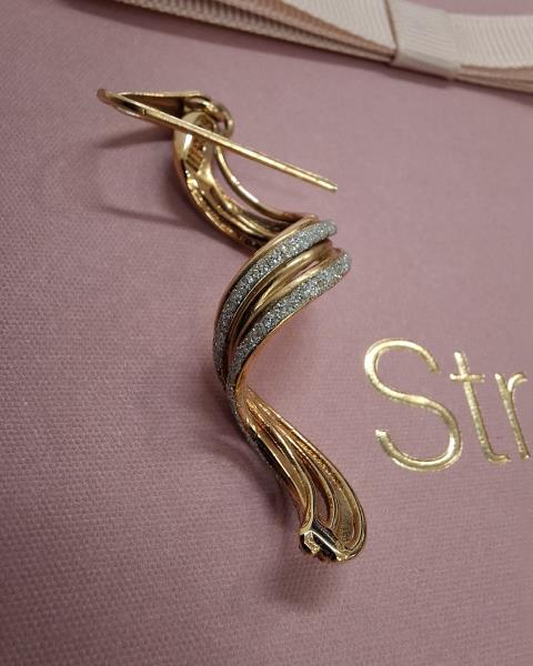 COLLANA + ORECCHINI STROILI DORATI