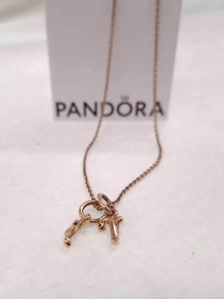 COLLANA PANDORA CIONDOLI LETTERE