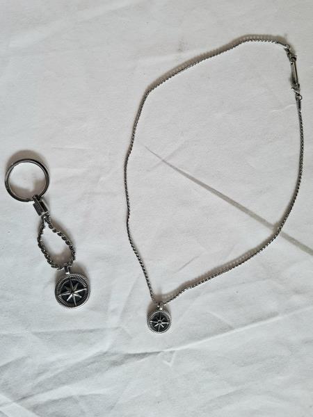 COLLANA + PORTACHIAVI MARLU' ROSA DEI VENTI