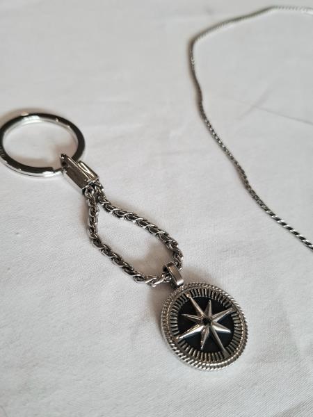 COLLANA + PORTACHIAVI MARLU' ROSA DEI VENTI