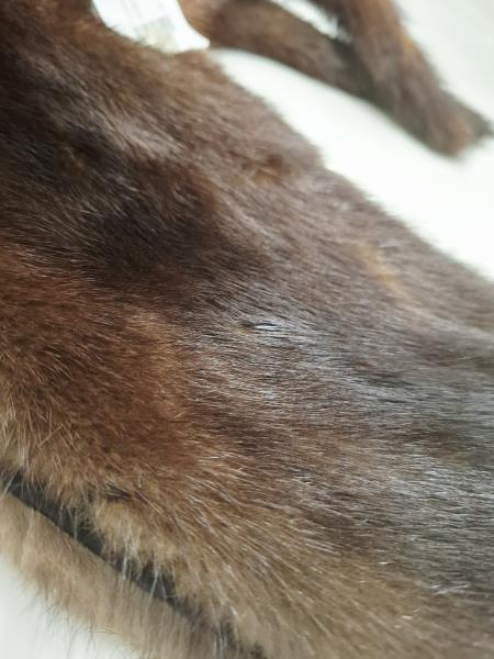 COLLO VISONE MARRONE