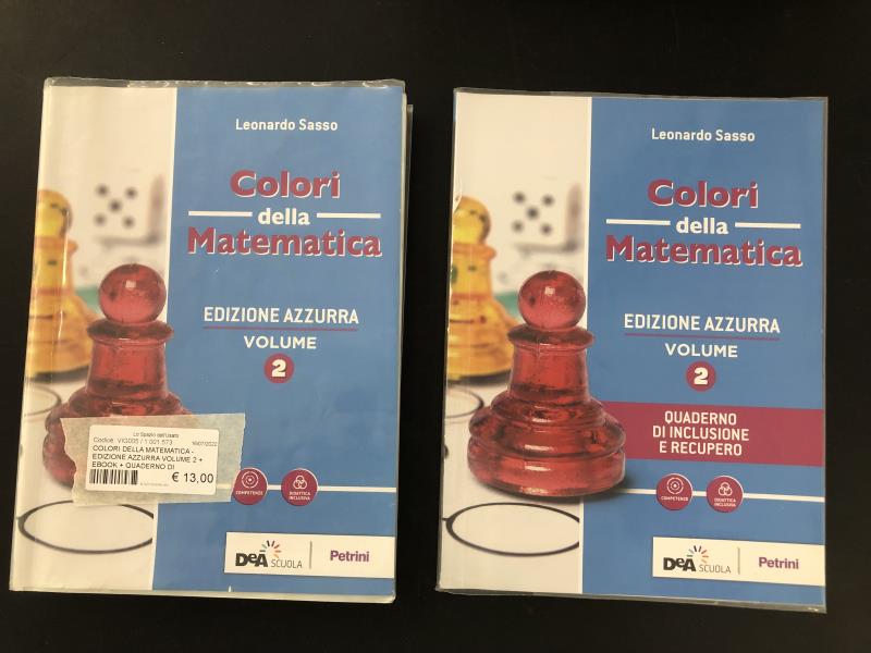 COLORI DELLA MATEMATICA - EDIZIONE AZZURRA VOLUME 2 + EBOOK + QUADERNO DI INCLUSIONE E RECUPERO 2