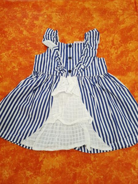COMPLETINO BRUMS RIGHE BIANCO BLU TG 6 MESI